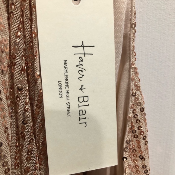 Women’s Gold Colored Sequenced Top - XS - Picture 4 of 5